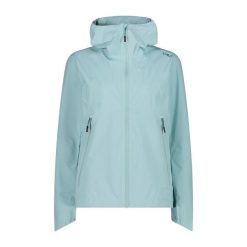 Kurtka przeciwdeszczowa z odpinanym kapturem damska CMP. Niebieskie kurtki damskie CMP, l. W wyprzedaży za 386.00 zł.