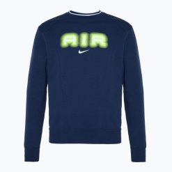 Bluza męska Nike Sportstwear Air Crew-Neck. Czarne bluzy bez kaptura męskie Nike, m. Za 239.99 zł.