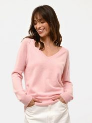 Just Cashmere Kaszmirowy sweter "Phoebe" w kolorze jasnoróżowym rozmiar: L. Różowe swetry klasyczne damskie Just Cashmere, l, z kaszmiru, bez kołnierzyka. Za 457.95 zł.