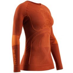 Koszulka termoaktywna damska X-Bionic Energy Accumulator 4.0 Orange. Brązowe bielizna termoaktywna damska X BIONIC, l, bez wzorów, z dzianiny. Za 420.00 zł.