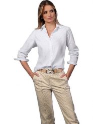 Heine Koszula w kolorze białym rozmiar: 46. Białe koszule damskie Heine, bez wzorów, bez kołnierzyka, bez ramiączek. Za 86.99 zł.