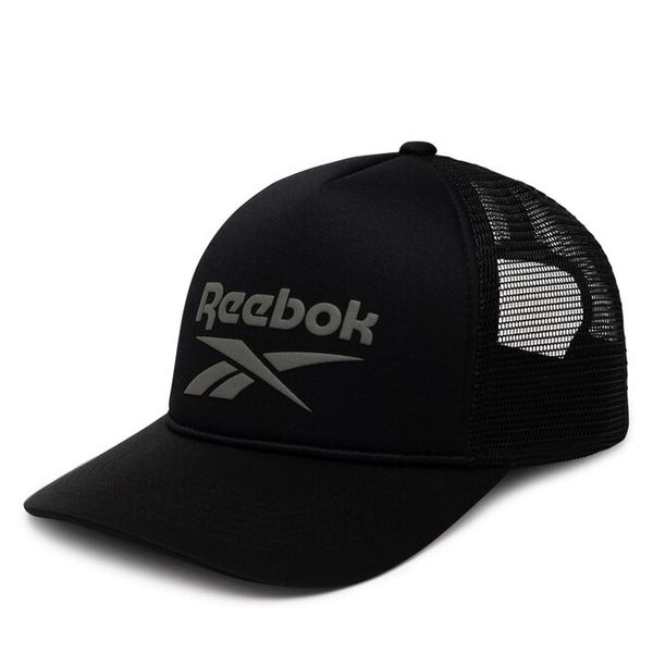 Czapka z daszkiem Reebok. Czarne czapki męskie Reebok, bez wzorów. Za 79.99 zł.