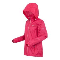 Kurtka trekkingowa damska Corinne IV przeciwdeszczowa. Żółte kurtki przeciwdeszczowe damskie Regatta, l, z kapturem. Za 189.99 zł.