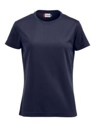 Clique Ice-T Women koszulka z oddychającego poliestru. Niebieskie t-shirty damskie CLIQUE, m, bez wzorów, z materiału, bez kołnierzyka. Za 117.07 zł.