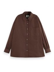 Scotch & Soda Koszula w kolorze brązowym rozmiar: 38. Brązowe koszule damskie Scotch & Soda, bez wzorów, z bawełny, bez kołnierzyka, bez ramiączek. Za 149.66 zł.