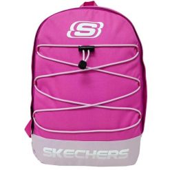 Plecak damski Skechers Pomona Backpack pojemność 18 L. Czerwone plecaki damskie Skechers, bez wzorów, z materiału, sportowe. Za 89.99 zł.