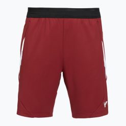 Spodenki męskie VICTOR R-60200. Czerwone szorty męskie VICTOR, bez wzorów, z elastanu. Za 169.99 zł.
