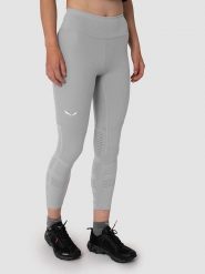 Salewa Legginsy funkcyjne "Pedroc Dry" w kolorze szarym rozmiar: XS/S. Szare legginsy damskie Salewa, s, bez wzorów. Za 394.95 zł.