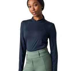 Damska bielizna termoaktywna z długim rękawem PS of Sweden Claire. Niebieskia bielizna termoaktywna damska PS OF SWEDEN, bez wzorów. Za 389.00 zł.