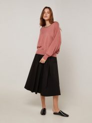 Rodier Sweter w kolorze szaroróżowym rozmiar: XL. Różowe swetry klasyczne damskie Rodier, xl, bez kołnierzyka. Za 239.99 zł.