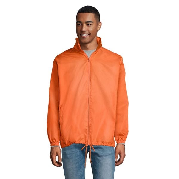 Kurtka Wiatrówka Unisex Dla Dorosłych. Brązowe kurtki damskie SOL'S, s, bez wzorów, bez kaptura. Za 72.99 zł.
