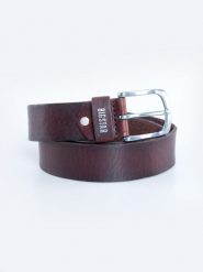 Pasek męski skórzany brązowy 1126 850. Brązowe paski męskie Big Star, bez wzorów, z jeansu, eleganckie. Za 179.99 zł.