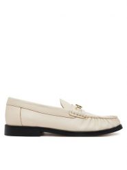 Tommy Hilfiger Półbuty Soft Leather Horsebit Loafer FW0FW08414 Écru. Półbuty damskie Tommy Hilfiger, bez wzorów, ze skóry, bez obcasa, na płaskiej podeszwie. Za 349.99 zł.