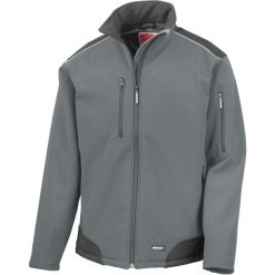 Kurtka Result Softshell Ripstop. Czarne kurtki damskie RESULT, na lato, m, bez wzorów, z elastanu, bez kaptura. Za 206.30 zł.
