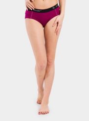 Figi damskie Sensor Merino Active Panties. Czerwone figi damskie Sensor, s, bez wzorów, z materiału. Za 90.19 zł.
