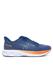 Mizuno Buty do biegania Wave Skyrise 7 J1GC2609 Granatowy. Niebieskie obuwie do biegania damskie Mizuno. Za 599.99 zł.