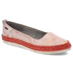 Espadryle damskie Maciejka, wsuwane espadryle z połyskującej skóry naturalnej i płaska jasną podeszwą, miedziane, 02938-32-00-5. Brązowe espadryle damskie Maciejka, bez wzorów, ze skóry, bez obcasa, na płaskiej podeszwie. Za 169.00 zł.