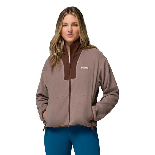 Bluza dresowa sportowa damska Sequoia Grove II FZ. Szare bluzy bez kaptura damskie Columbia, xl, bez wzorów, z dresówki, bez ramiączek, bez kaptura. Za 249.99 zł.