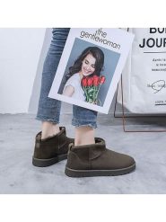 C'M Botki w kolorze khaki rozmiar: 36. Brązowe botki damskie C'M, bez obcasa, bez zapięcia. Za 92.21 zł.