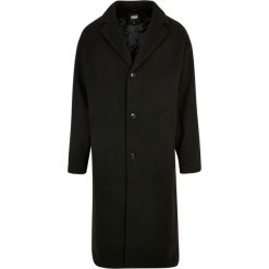 Długi płaszcz Urban Classics. Czarne płaszcze męskie Urban Classics, m, bez wzorów, z materiału, klasyczne. Za 514.95 zł.
