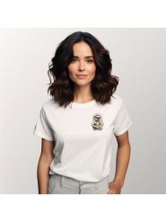 WOOOP Koszulka "Sloth meditate" w kolorze białym rozmiar: XL. Białe bluzki damskie Wooop, xl, bez wzorów, z bawełny, bez kołnierzyka, bez ramiączek. Za 63.95 zł.