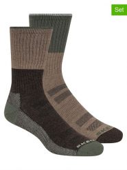 Skechers Skarpety (4 pary) w kolorze brązowym rozmiar: 40,5-46. Brązowe skarpetki męskie Skechers, bez wzorów, ze splotem. Za 52.99 zł.