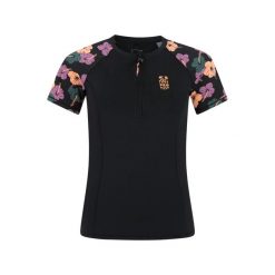 Koszulka damska Protest Nautic. Czarne bluzki damskie Protest, bez wzorów, bez kołnierzyka, bez ramiączek. Za 287.50 zł.