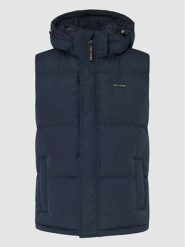Pepe Jeans Kamizelka pikowana "Teddy" w kolorze granatowym rozmiar: XL. Niebieskie kamizelki męskie Pepe Jeans, xl, z jeansu. Za 259.13 zł.