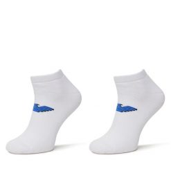 Skarpety krótkie Emporio Armani. Białe skarpetki męskie Emporio Armani, bez wzorów. Za 79.99 zł.