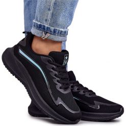 Damskie Modne Buty Sportowe Sneakersy Czarne Ida. Czarne buty sportowe na co dzień damskie bez wzorów, z tkaniny. Za 240.34 zł.