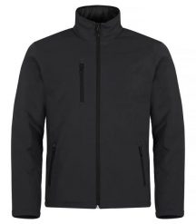 Clique Padded Softshell Jacket męska — pikowana, z polarem. Czarne kurtki męskie CLIQUE, m, bez wzorów, z polaru, bez kaptura. Za 307.70 zł.