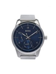 Boss Zegarek Sophio 1513942 Srebrny. Szare, analogowe zegarki męskie Boss, srebrne. Za 799.99 zł.