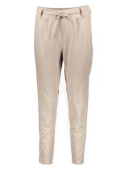 ONLY Spodnie chino w kolorze beżowym rozmiar: XL/L32. Brązowe spodnie materiałowe damskie Only, bez wzorów, z podwyższonym stanem. Za 104.99 zł.