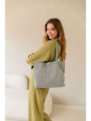 Anna Morellini Skórzana torebka "Fiorisa" w kolorze jasnoszarym - 34 x 30 x 14 cm rozmiar: onesize. Szare torebki klasyczne damskie Anna Morellini, bez wzorów, z materiału, bez dodatków. Za 260.99 zł.