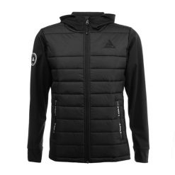 Kurtka puchowa Joola Elyon. Czarne kurtki męskie JOOLA, m, bez wzorów, z puchu, eleganckie, bez kaptura. Za 352.00 zł.