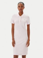 Tommy Hilfiger Sukienka codzienna WW0WW43228 Różowy Slim Fit. Czerwone sukienki damskie Tommy Hilfiger, na co dzień, l, bez wzorów, z bawełny, bez kołnierzyka, bez ramiączek, proste. Za 369.99 zł.