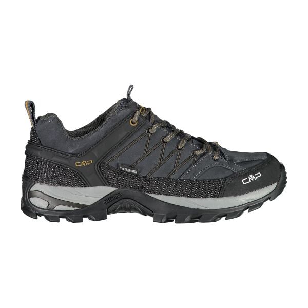 Niskie buty trekkingowe CMP Rigel waterprof. Niebieskie buty trekkingowe męskie CMP, bez zapięcia, trekkingowe. Za 349.99 zł.