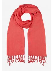 More & More Szal w kolorze koralowym rozmiar: onesize. Czerwone szaliki i kominy damskie MORE & MORE, bez wzorów, z materiału. Za 39.99 zł.