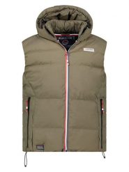 ANAPURNA Kamizelka pikowana "Vitoana" w kolorze khaki rozmiar: M. Brązowe kamizelki męskie ANAPURNA, m. Za 173.99 zł.