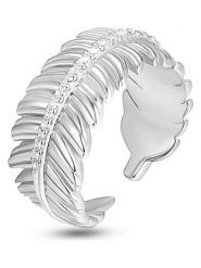 Eclat d'Argent Srebrny pierścionek z cyrkoniami rozmiar: 60. Szare pierścionki damskie Eclat d'Argent, z cyrkonią, srebrne. Za 217.99 zł.