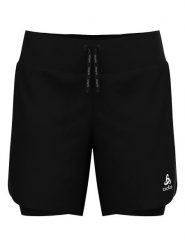 Odlo Szorty 2w1 "X-Alp Trail" w kolorze czarnym do biegania rozmiar: XS. Czarne szorty damskie Odlo, bez wzorów, z materiału. Za 158.47 zł.