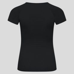 Koszulka damska Odlo BL TOP crew neck s/s PERFORMANCE X-LIGHT. Czarne bluzki damskie Odlo, m, bez wzorów, sportowe, bez kołnierzyka, bez ramiączek. Za 249.99 zł.