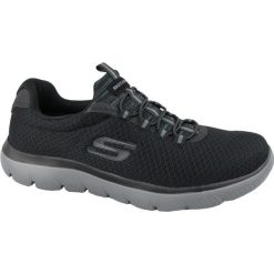Buty sportowe Sneakersy męskie, Summits. Czarne buty sportowe na co dzień męskie Skechers, z materiału, bez zapięcia, trekkingowe. Za 249.99 zł.