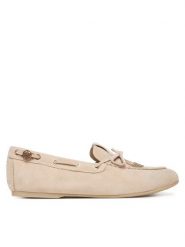 Guess Mokasyny FLPAIS SUE14 Beżowy. Brązowe mokasyny damskie Guess, ze skóry. Za 589.99 zł.