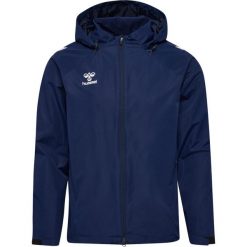 Kurtka wodoodporna Hummel Lead 2.0. Niebieskie kurtki damskie HUMMEL, bez wzorów, bez kaptura. W wyprzedaży za 313.50 zł.