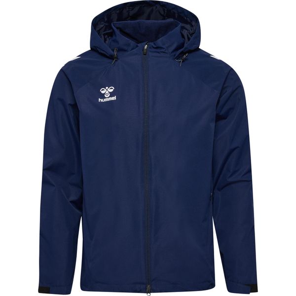 Kurtka wodoodporna Hummel Lead 2.0. Niebieskie kurtki damskie HUMMEL, bez wzorów, bez kaptura. W wyprzedaży za 313.50 zł.