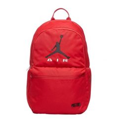 Plecak sportowy szkolny Jordan Jam Air Backpack. Czerwone plecaki damskie Nike, bez wzorów, z materiału, biznesowe. Za 179.00 zł.