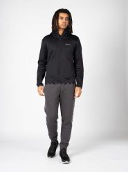 Bluza trekking męska. Czarne bluzy z kapturem męskie CHAMPION, m, z elastanu. Za 250.00 zł.