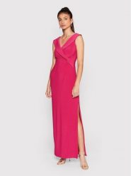 Lauren Ralph Lauren Sukienka wieczorowa 253863940006 Różowy Slim Fit. Czerwone sukienki damskie Lauren Ralph Lauren, bez wzorów, z syntetyku, wizytowe, bez kołnierzyka, bez ramiączek. Za 759.99 zł.