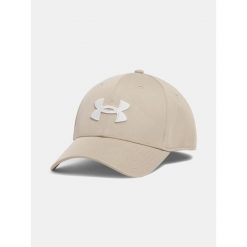 Czapka Z Daszkiem Męska Under Armour Sportowa Z Logo Blitzing. Brązowe czapki męskie Under Armour, bez wzorów, sportowe. Za 99.99 zł.